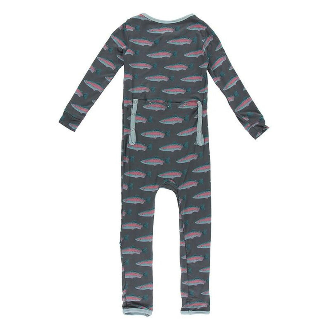 Stone Rainbow Trout Coverall With Zipper