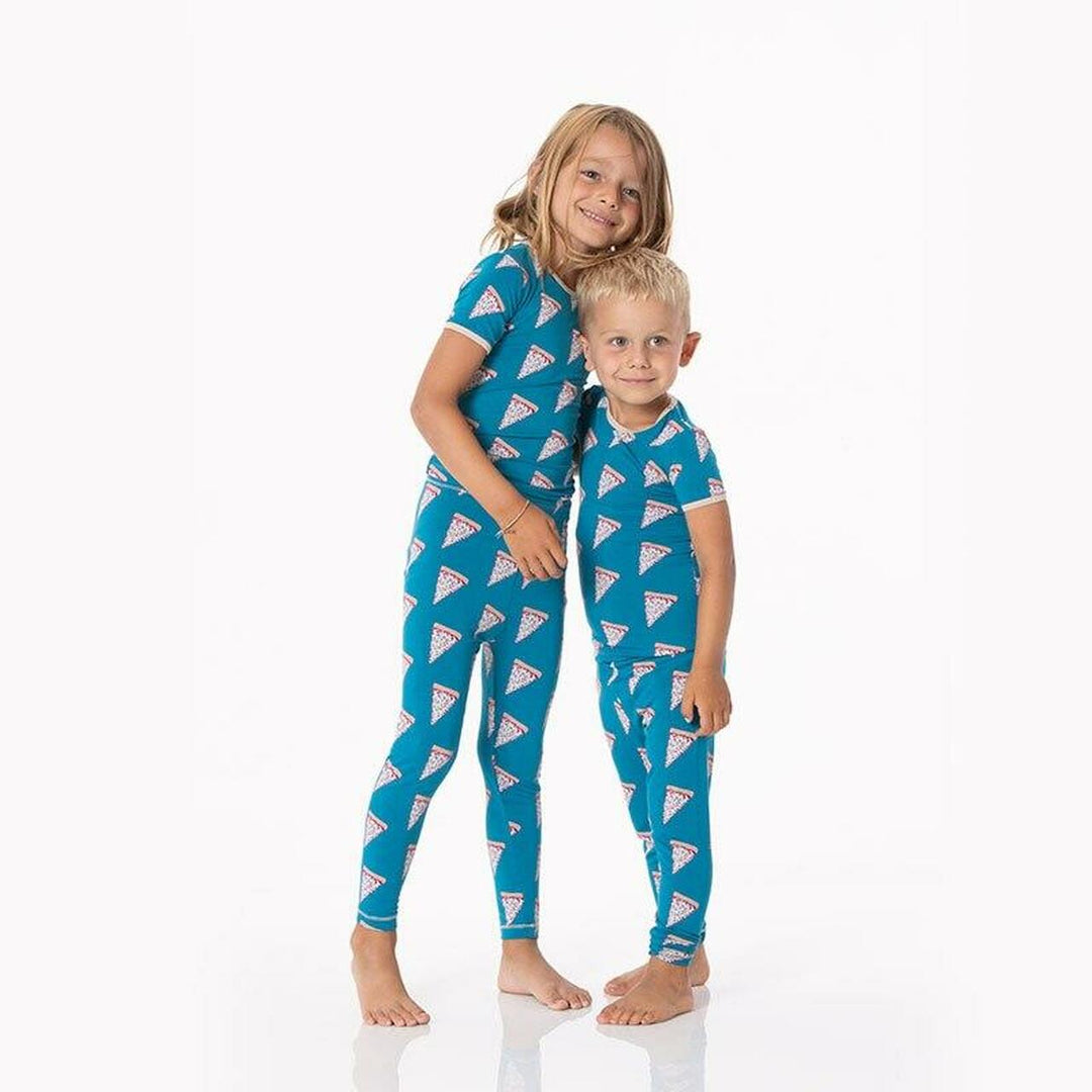 Seaport Pizza Slices Short Sleeve Pajama Set