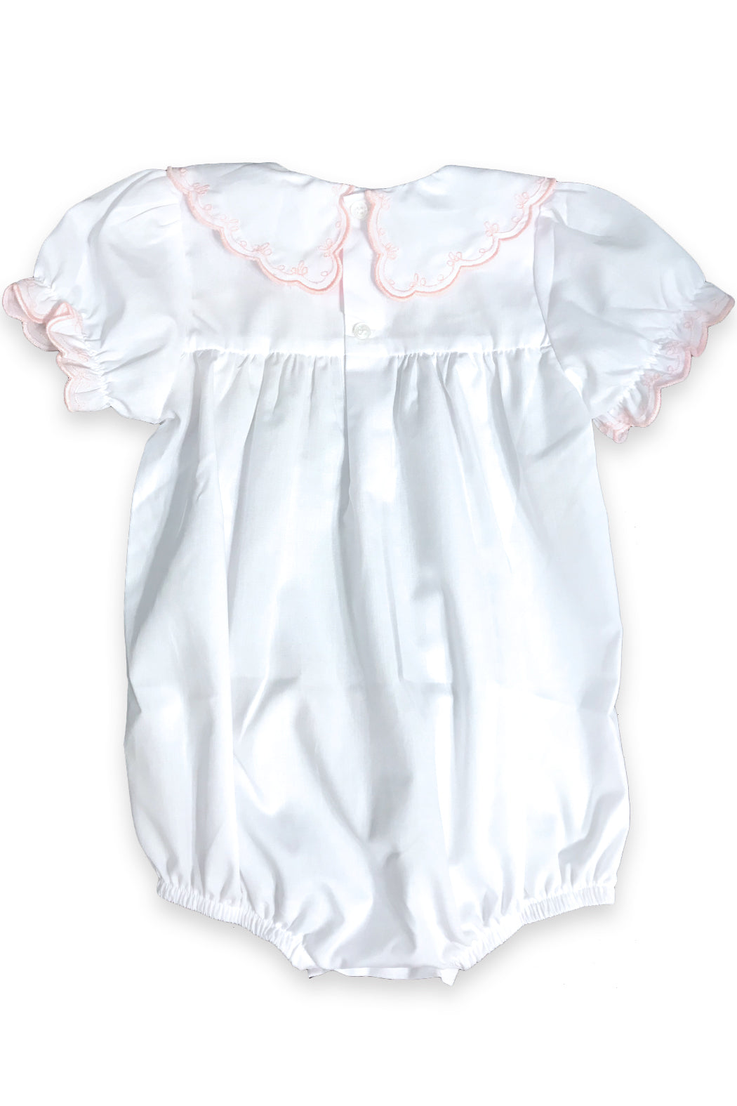 Kristaben - Pink Scallop Embroidered Bubble - kkgivingtree - K&K's Giving Tree