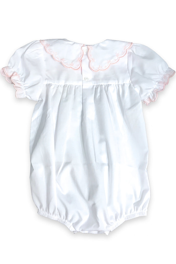 Kristaben - Pink Scallop Embroidered Bubble - kkgivingtree - K&K's Giving Tree