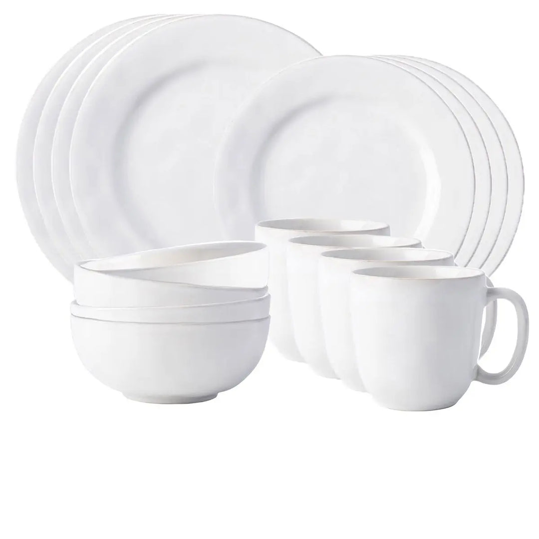 Puro 16pc Place Setting - Whitewash