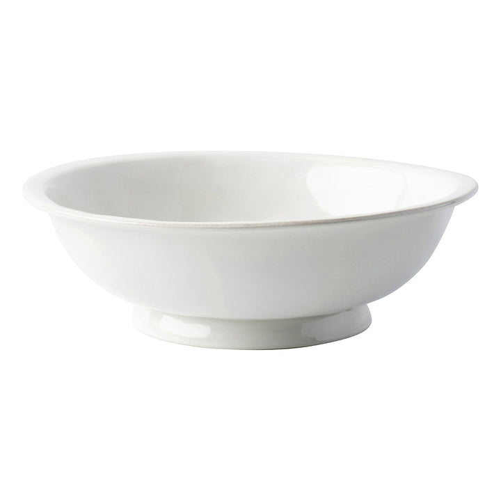 Puro Footed Fruit Bowl - Whitewash