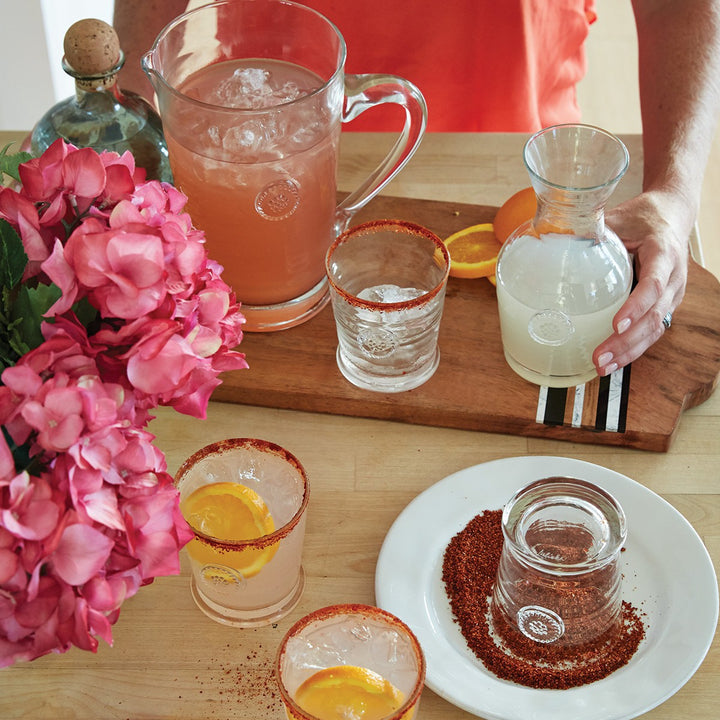 Berry & Thread Glass Pitcher
