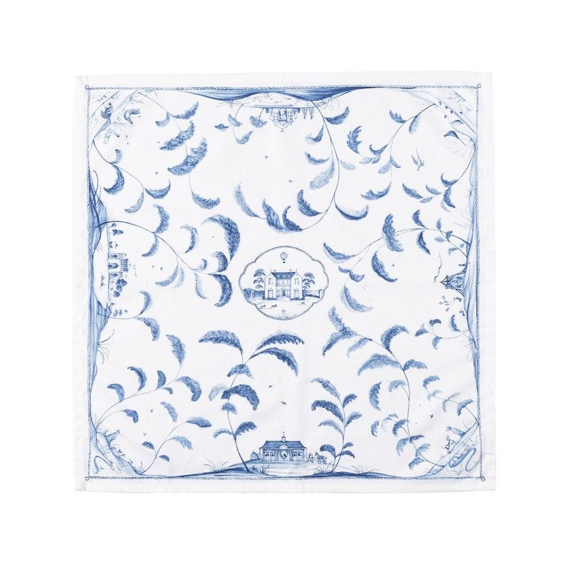 Country Estate Napkin - Delft Blue