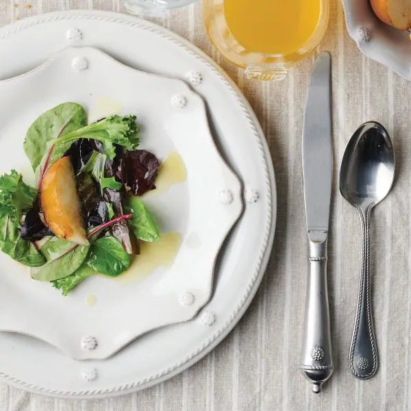 Berry & Thread Whitewash Scallop Tea Plate