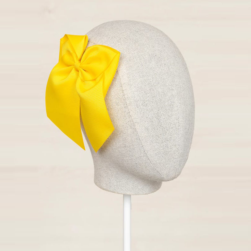 Lemon Bow Hair Clip