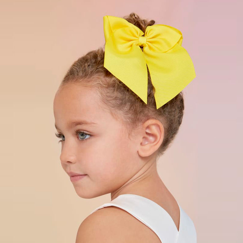 Lemon Bow Hair Clip