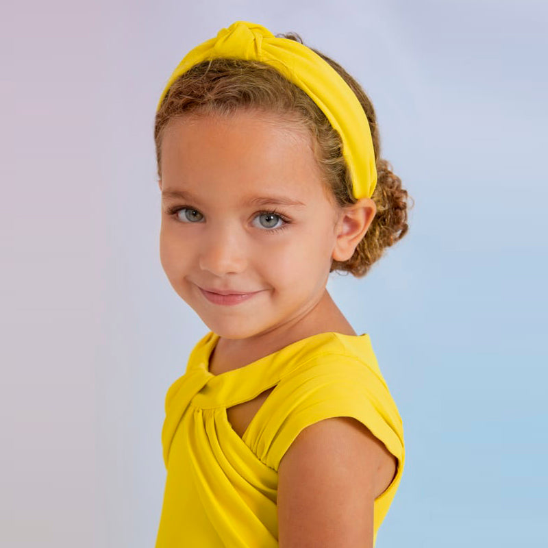 Lemon Knot Crepe Headband