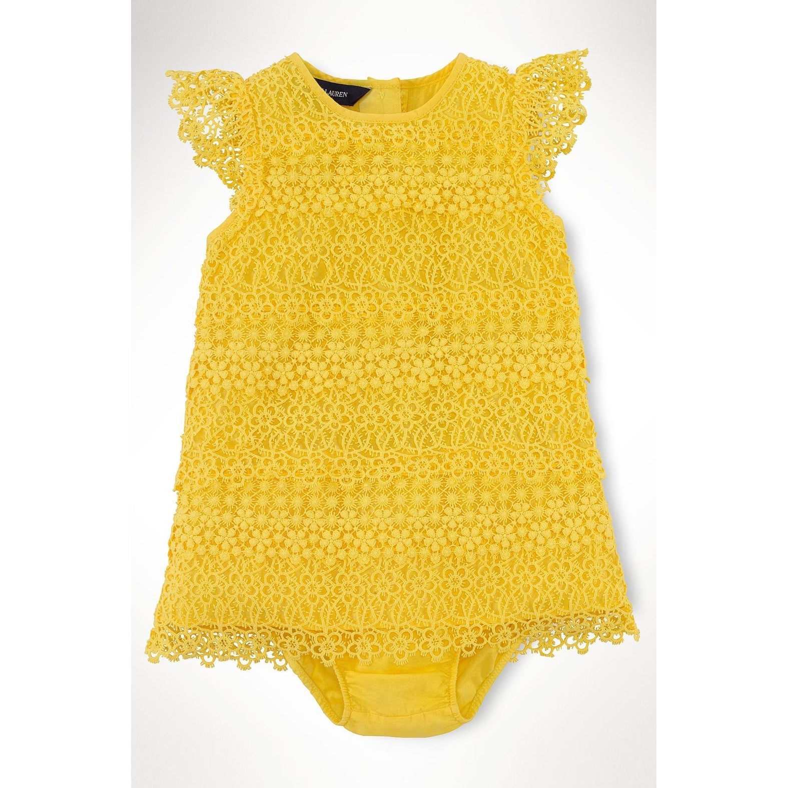 Tiered-Lace Cotton Dress