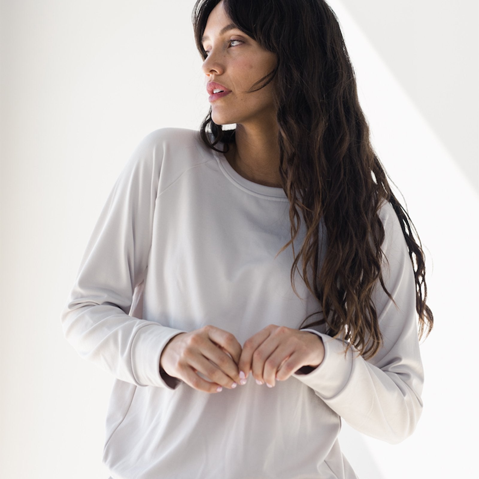 Ultra-Soft Bamboo Pullover Crew