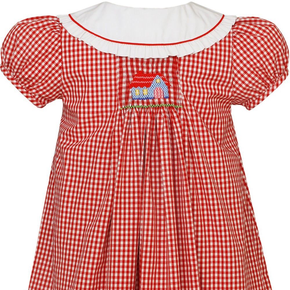 Little Red Riding Hood Smocked Dress
