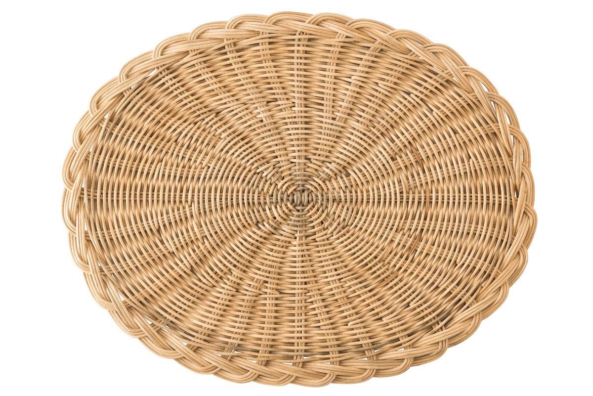 Braided Basket Oval Natural Placemat