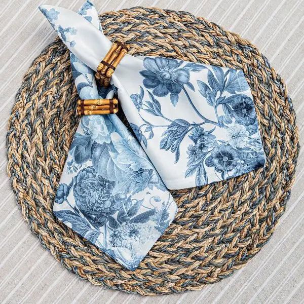 Woven Straw Chambray Placemat