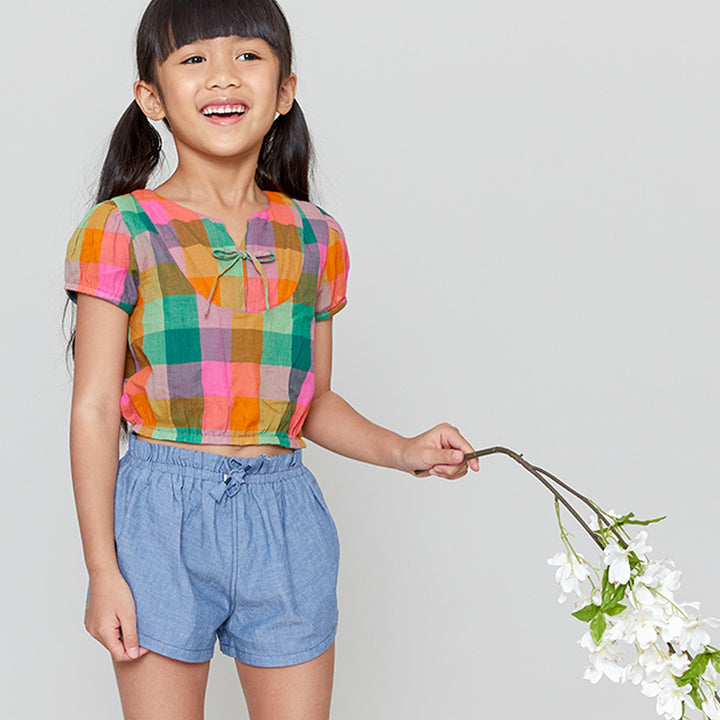 Multi Squares Lori Top