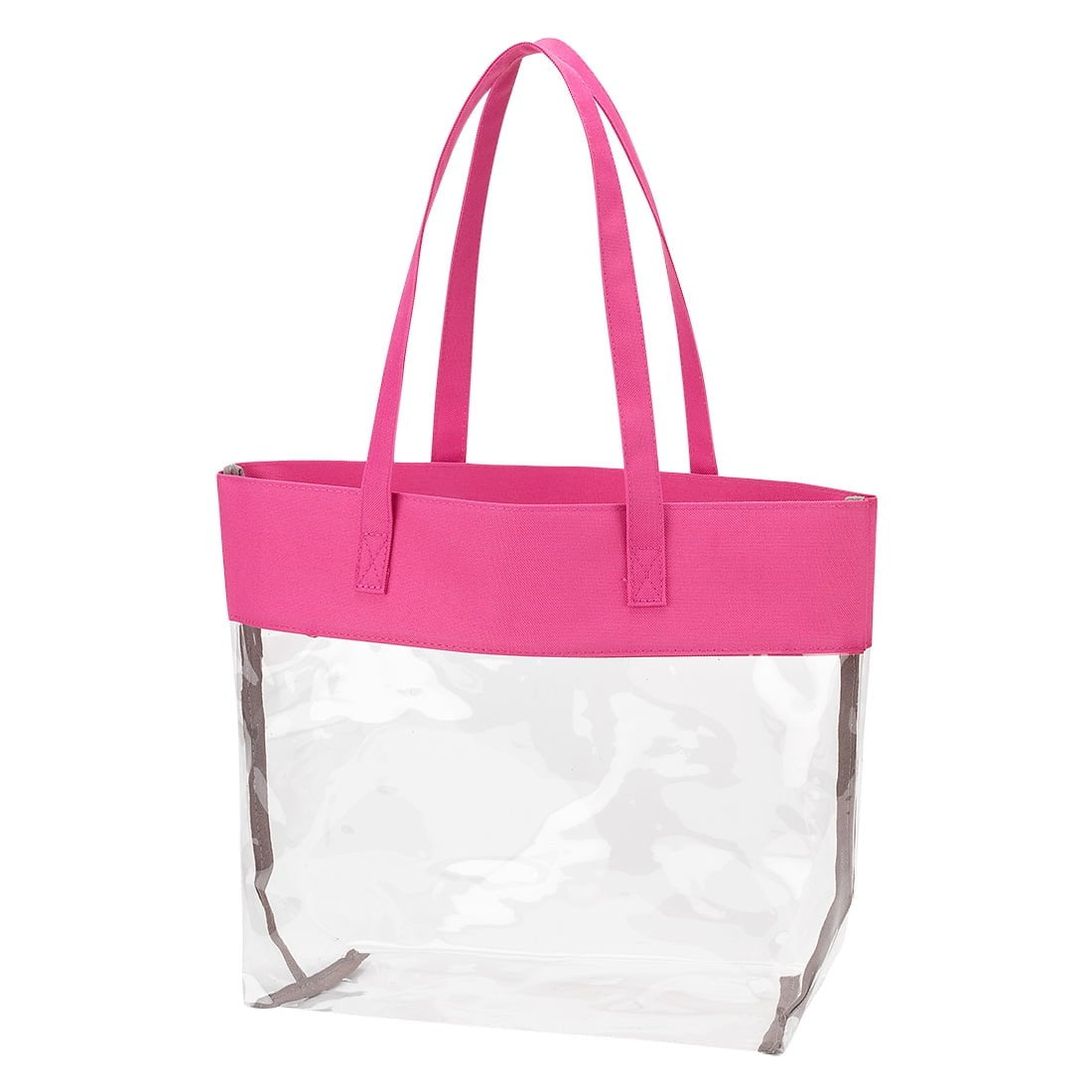 Hot Pink Clear Tote