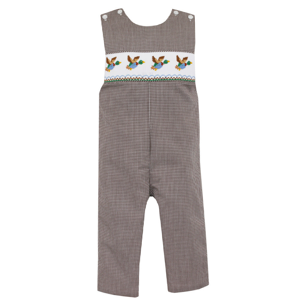 Brown Mini Check Mallard Duck Long John John