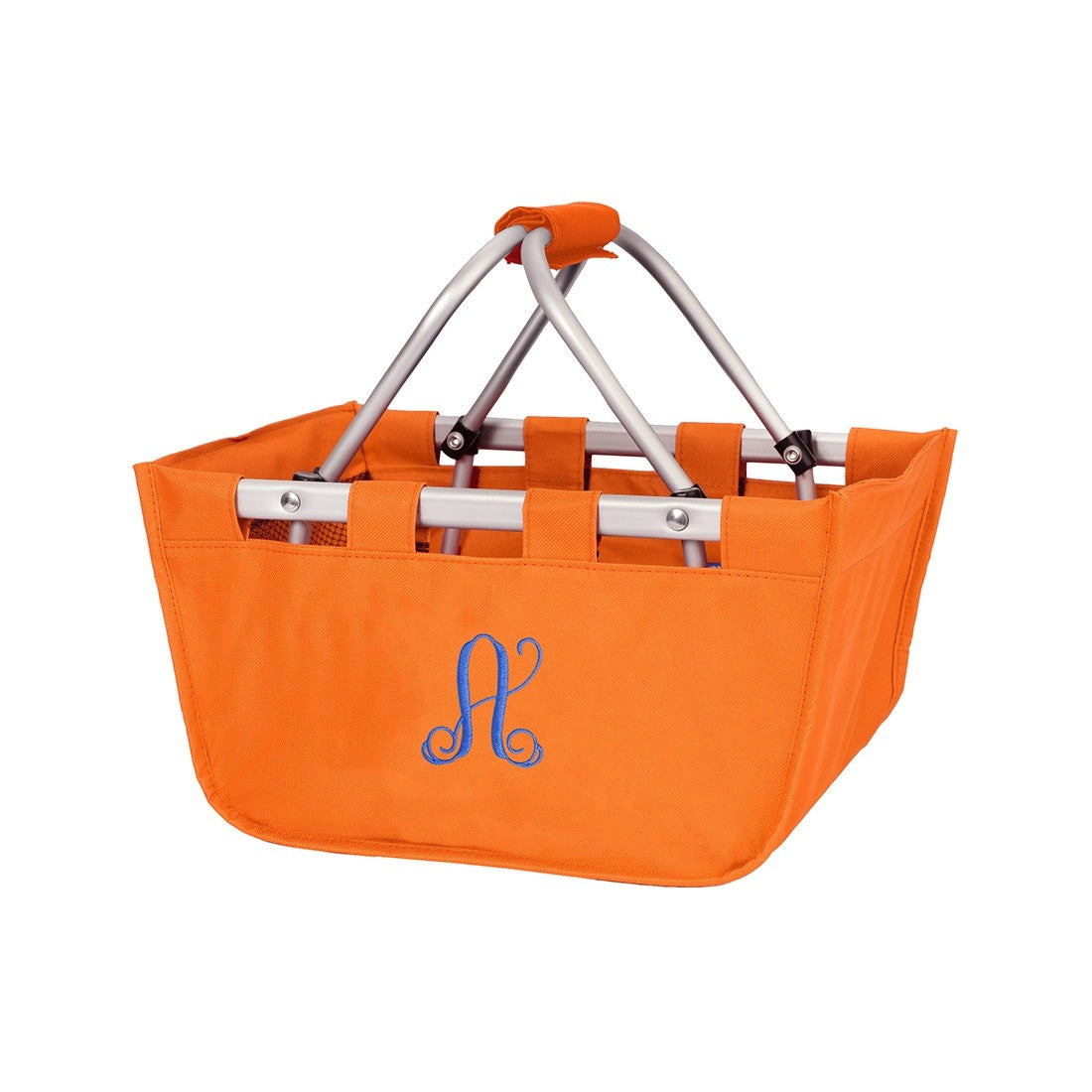 Orange Mini Market Tote - Personalize it - K&K's Giving Tree