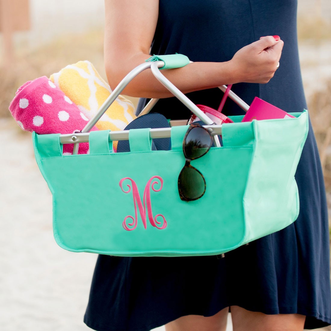 Mint Market Tote - Perfect for the Beach
