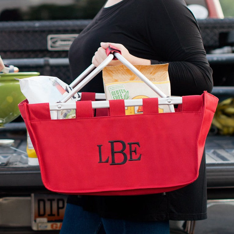 Red Market Tote - Great for Game Day & Cookouts!