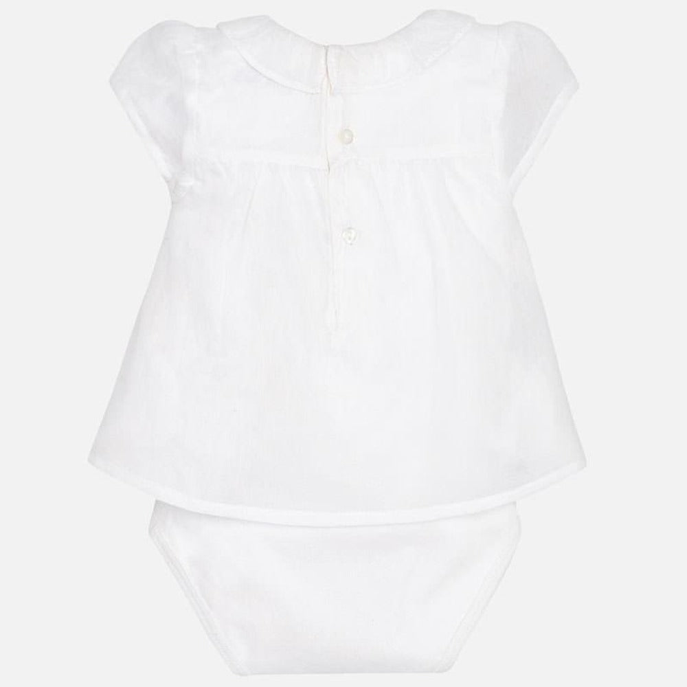 White Butterfly Dress With Bloomers