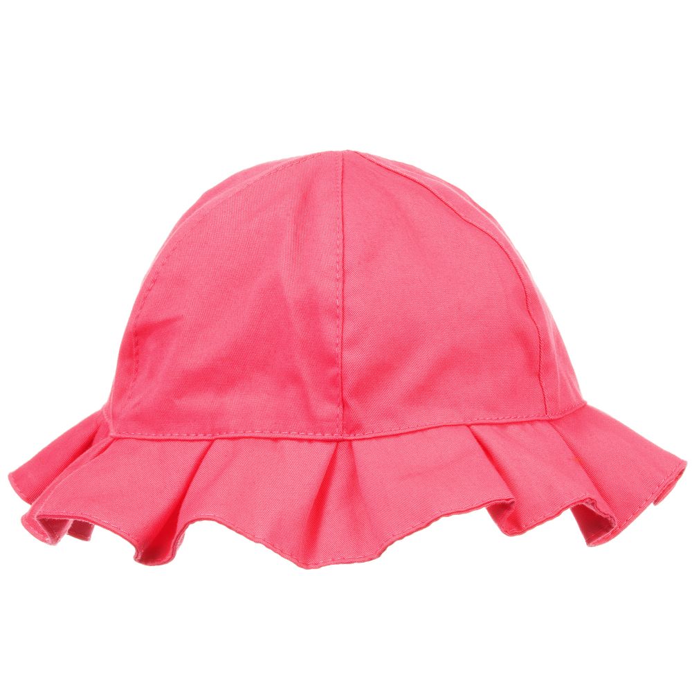 Fuchsia Twill Sun Hat