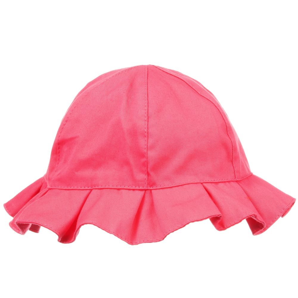 Fuchsia Twill Sun Hat