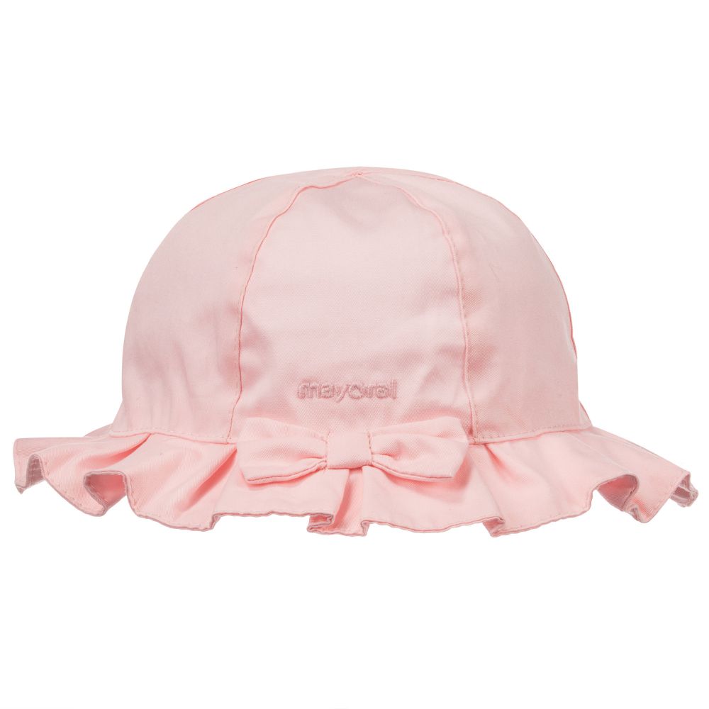 Light Pink Twill Sun Hat