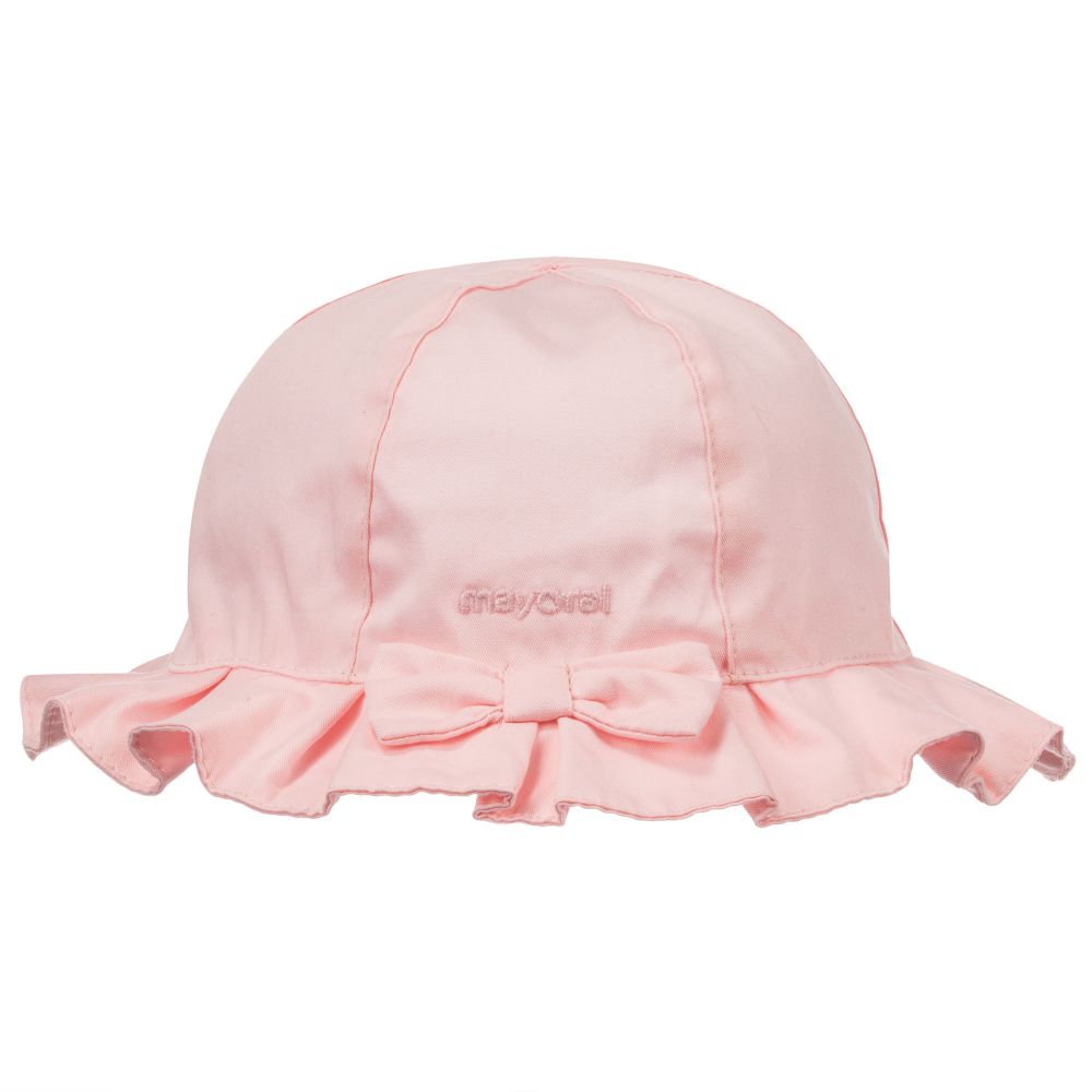 Light Pink Twill Sun Hat