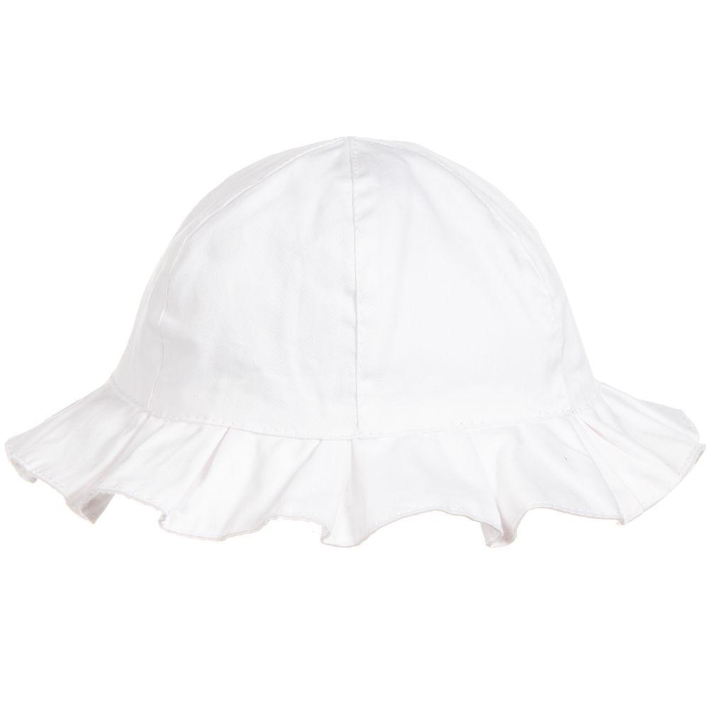 White Twill Sun Hat