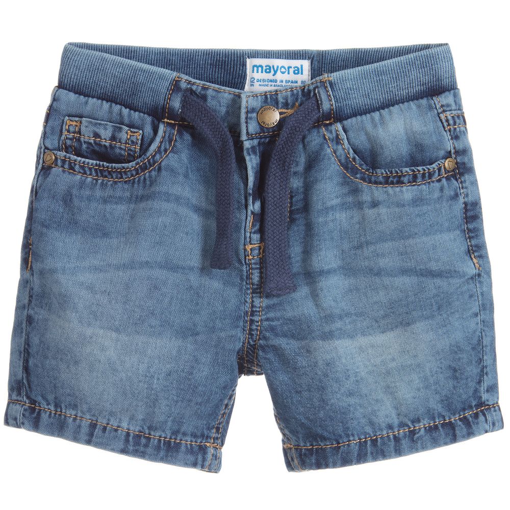Light Blue Denim Shorts