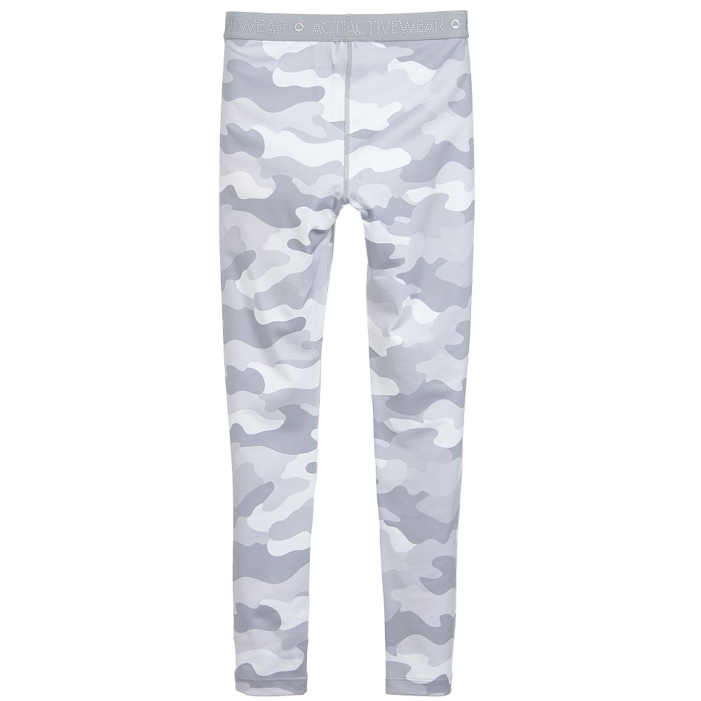 Grey Camouflage Leggings