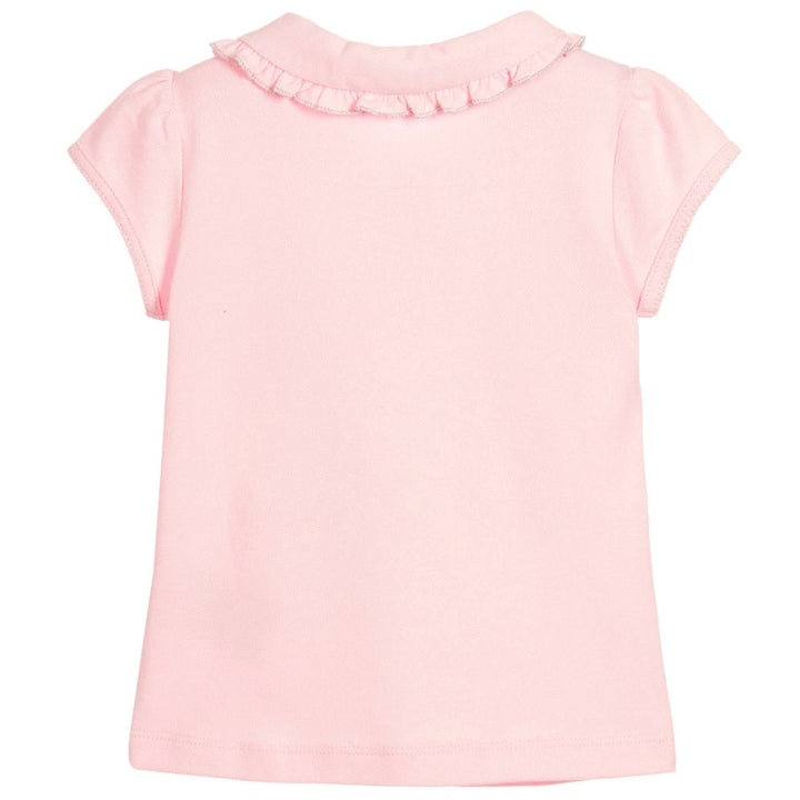 Pink Piqué Polo Shirt