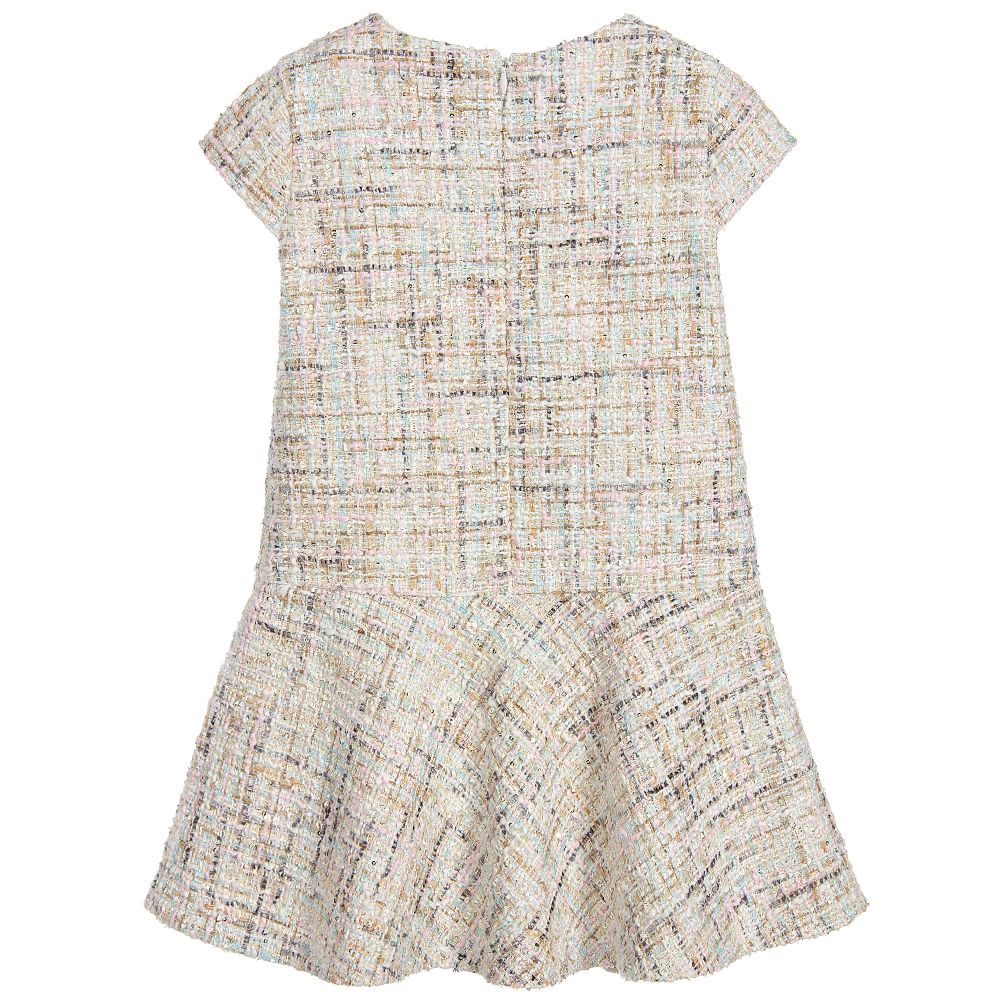 Metallic Tweed Dress