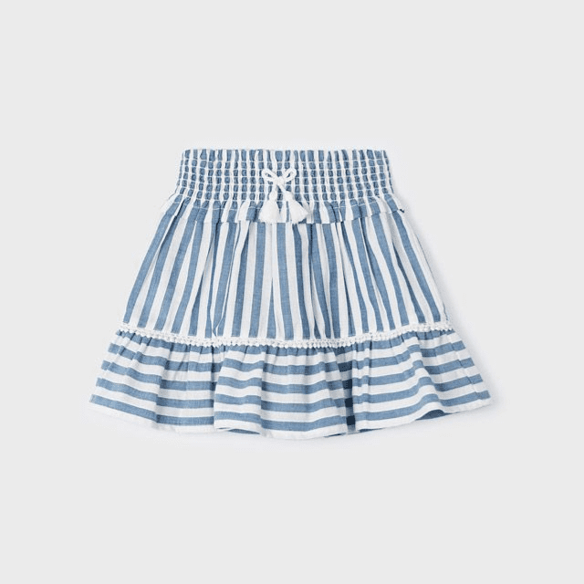 Porcelain Stripe Skirt