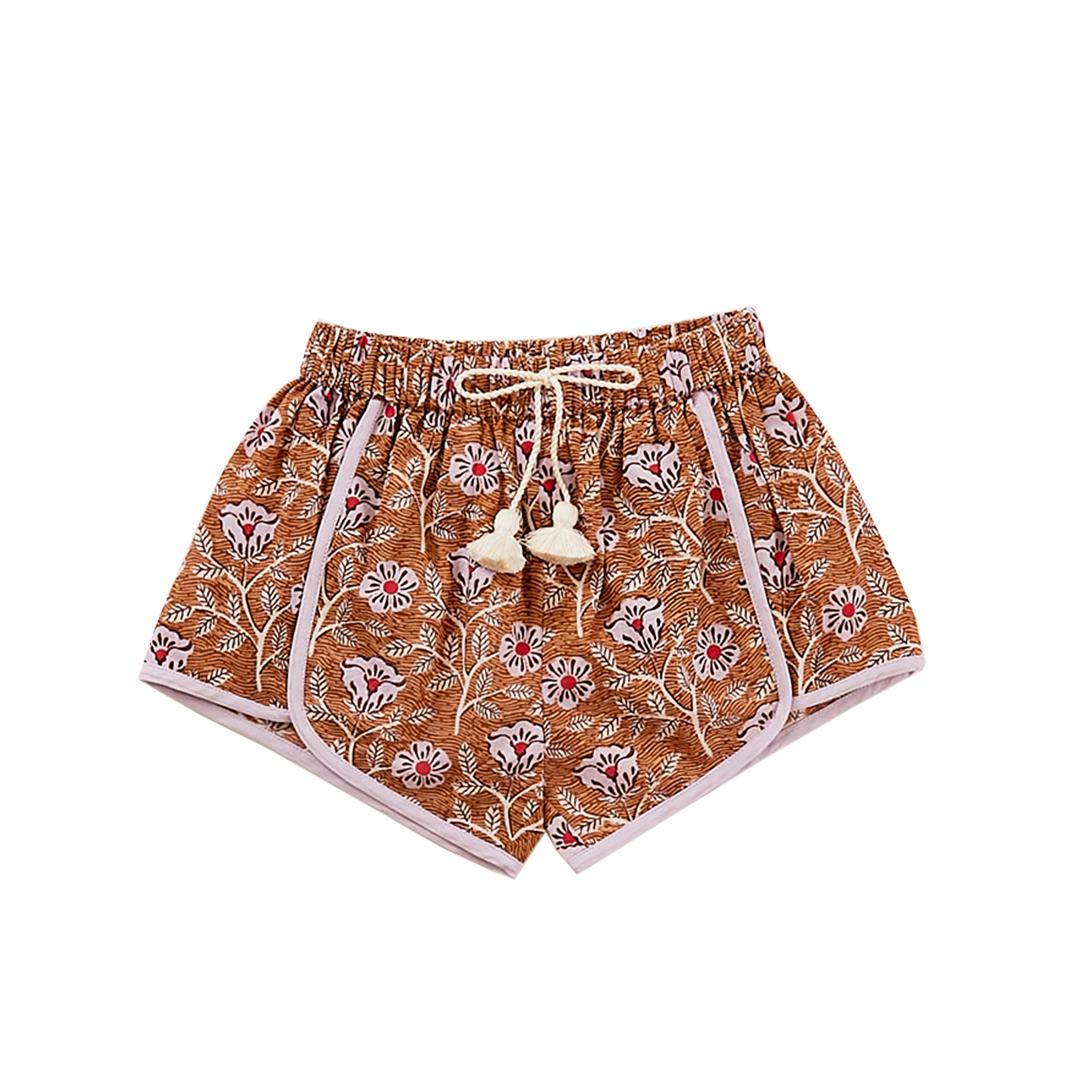 Brown Goa Floral Millie Short