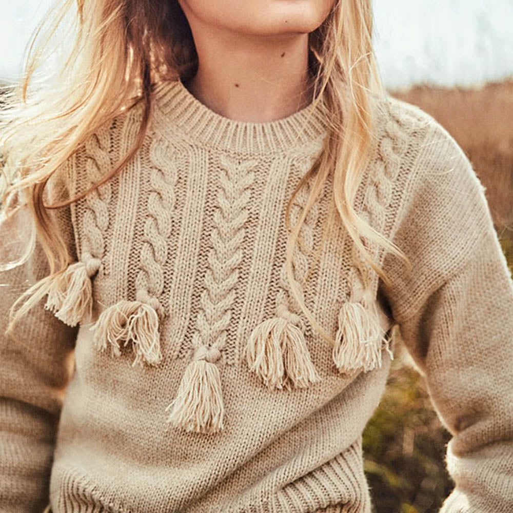 Cookie Braided Sweater