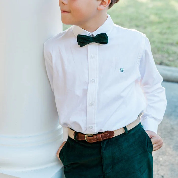 White Oxford Roscoe Button Down Shirt