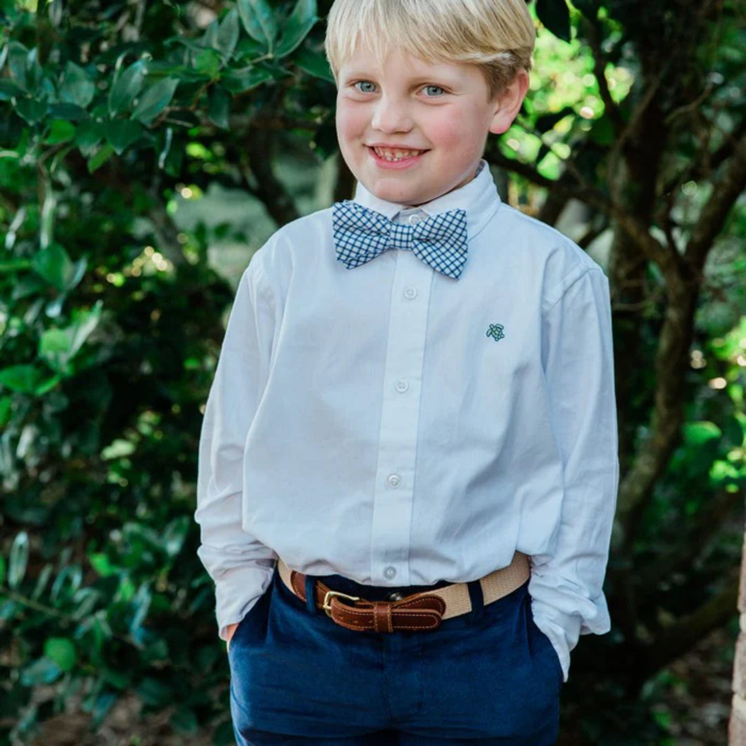 White Oxford Roscoe Button Down Shirt