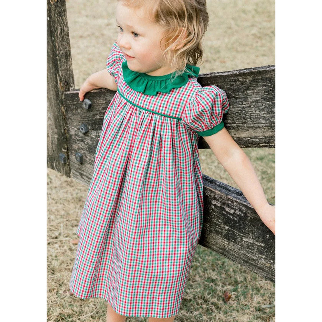 Kelly Corduroy & Douglas Plaid Float Dress
