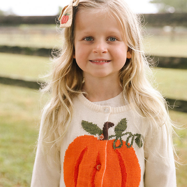 Cream Pia Pumpkin Sweater