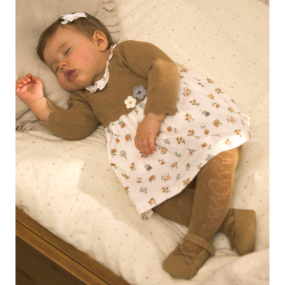 Caramel Openwork Tights