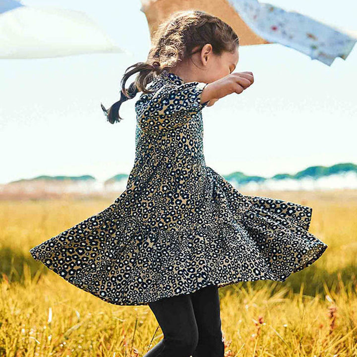 Camel Floral Dress