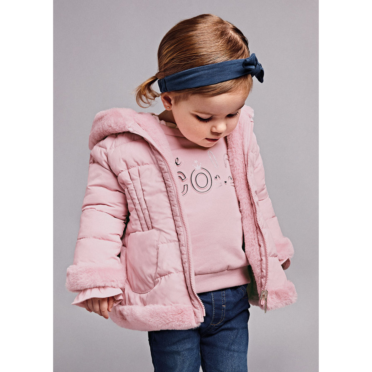 Petal Pink Ecofriends Reversible Faux Fur Jacket