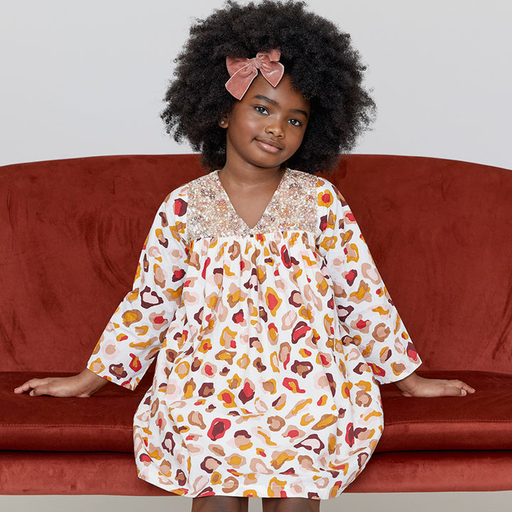 Multi Leopard Courtney Dress