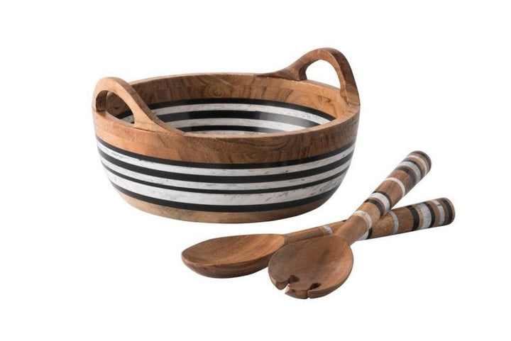 Stonewood Stripe Round Serving Bowl