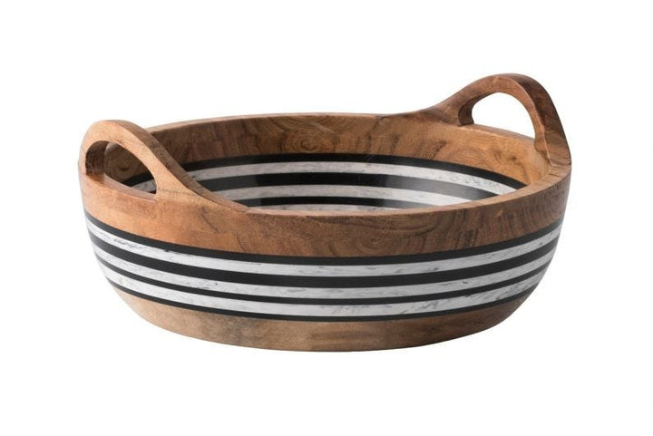Stonewood Stripe Round Serving Bowl