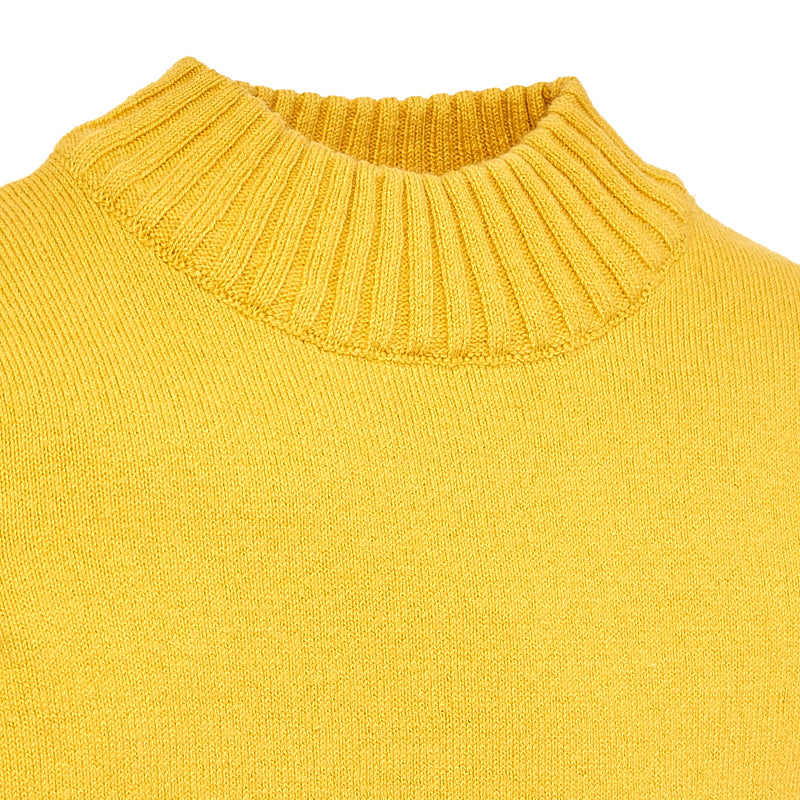 Mustard Mock Turtleneck Sweater