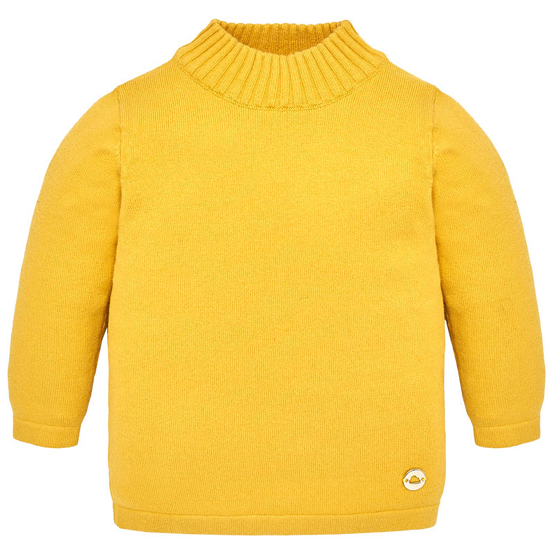 Mustard Mock Turtleneck Sweater