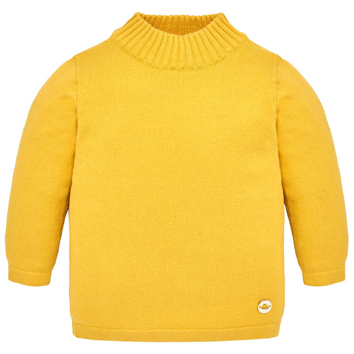 Mustard Mock Turtleneck Sweater