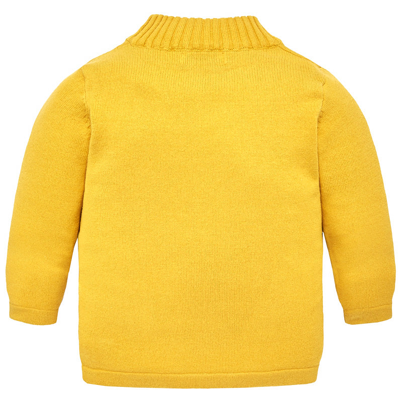 Mustard Mock Turtleneck Sweater